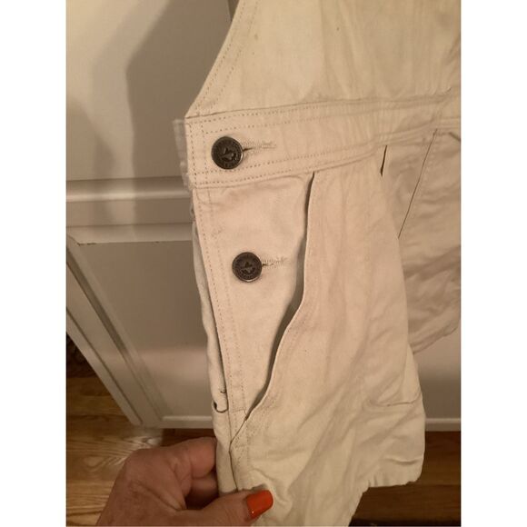 Patagonia Stand Up Short Overalls Sz M Dyno White - Picture 3 of 11